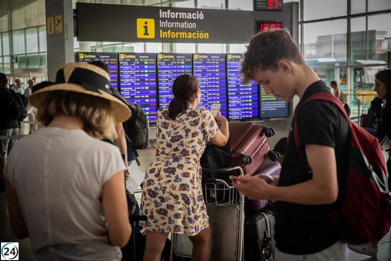La huelga en el sector de handling alcanza un seguimiento del 14,5% hasta el mediodía, según Iberia, sin alterar la normalidad
