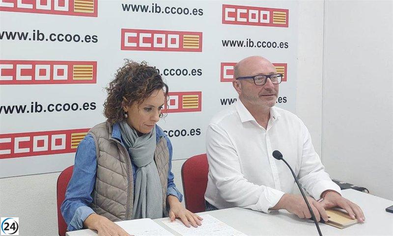 CCOO considera necesario un aumento de 430 euros en los salarios de Baleares para garantizar unas condiciones de vida dignas.