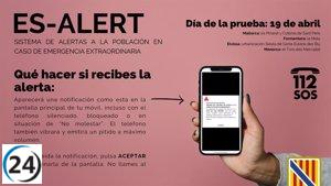 Alerta: Ciudadanos de Baleares recibirán mensaje de prueba en sus móviles este viernes