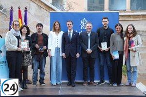 Los libros premiados en los Premios Mallorca 2023 de Creación Literaria son presentados por el Consell de Mallorca.