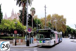 Caos en Palma por cierre de calles y cambios de ruta de autobuses durante la carrera Ponle Freno