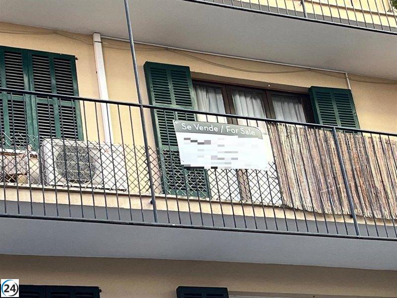 La venta de viviendas en Baleares cae un 10% en febrero, manteniendo la tendencia negativa.