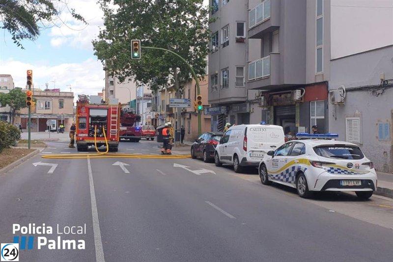 Incendio en comercio de la calle Manacor deja pérdidas millonarias.
