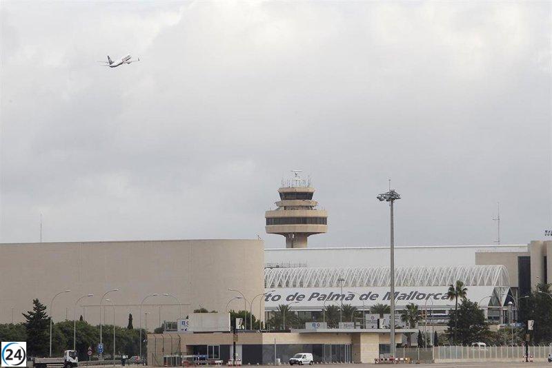 Gran actividad aérea en los aeropuertos de Baleares con 1.564 vuelos este domingo.