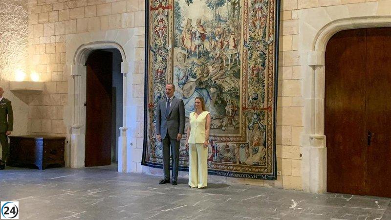 Audiencia del Rey con Prohens comienza en Palacio de la Almudaina
