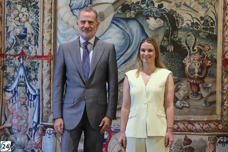 Prohens propone al Rey un pacto por la sostenibilidad y el turismo.