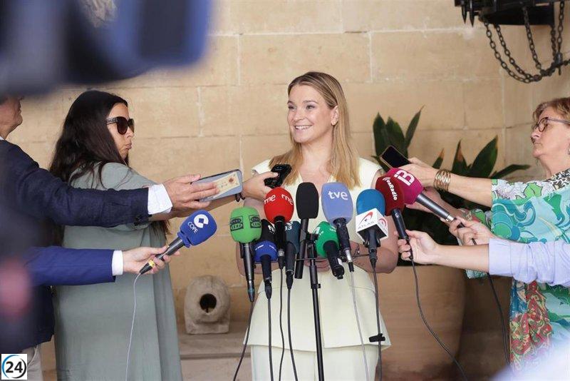 Prohens critica a Sánchez por no reunirse con ella en Mallorca