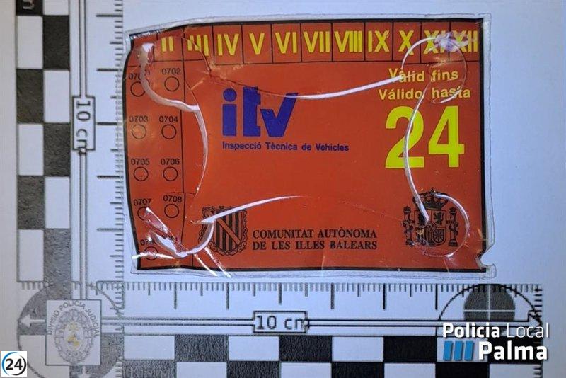 Conductora en Palma usa tarjeta falsa de movilidad reducida y ITV falsificada de fallecida