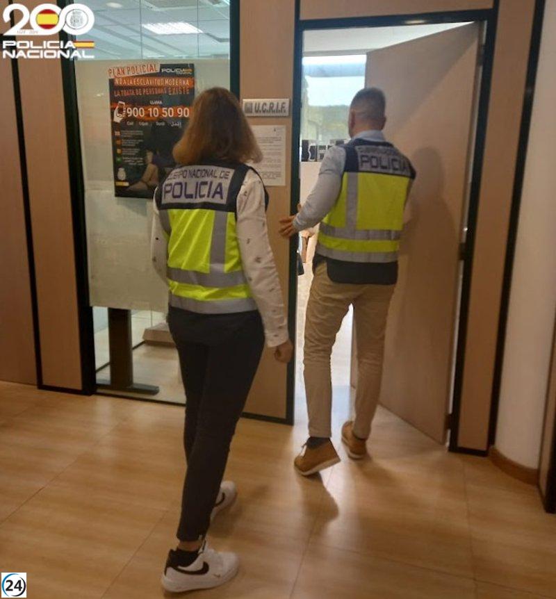 Mujer detenida por explotar sexualmente a dos víctimas en Palma