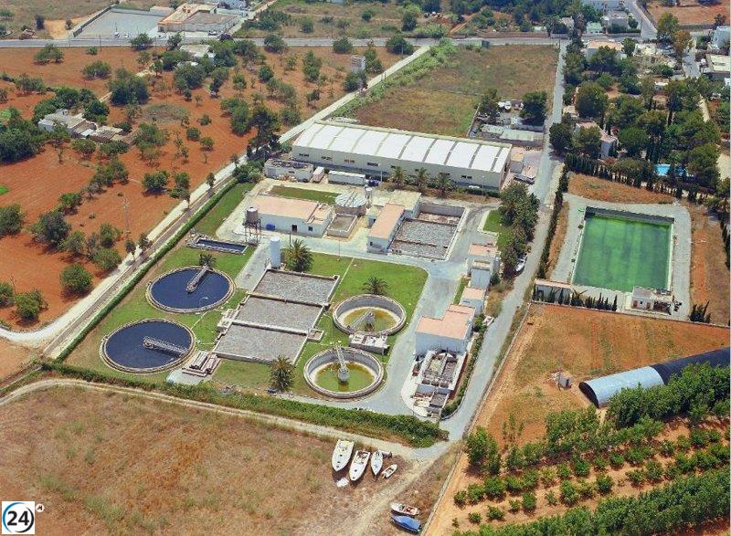 Cinco empresas aspiran a contrato millonario para mantenimiento de depuradoras en las Islas Pitiusas.