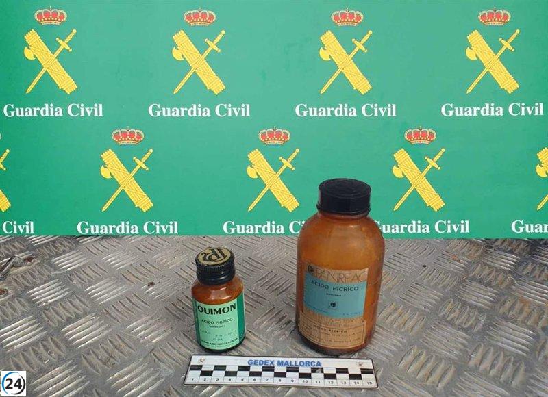 Guardia Civil desactiva potente explosivo en instituto de Artà.