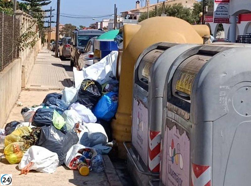 Trabajadores de la recogida de residuos de Llucmajor inician huelga indefinida el 23 de diciembre.