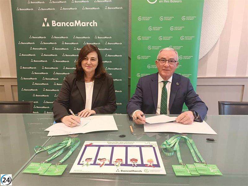Banca March y AECC colaboran para fomentar el interés científico en la juventud.