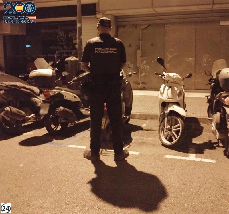 Tres jóvenes arrestados por robos en coches en Palma.