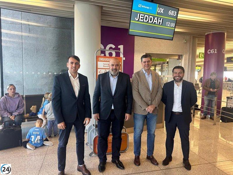 Autoridades de Palma apoyan al RCD Mallorca en su viaje a la Supercopa en Arabia Saudita.