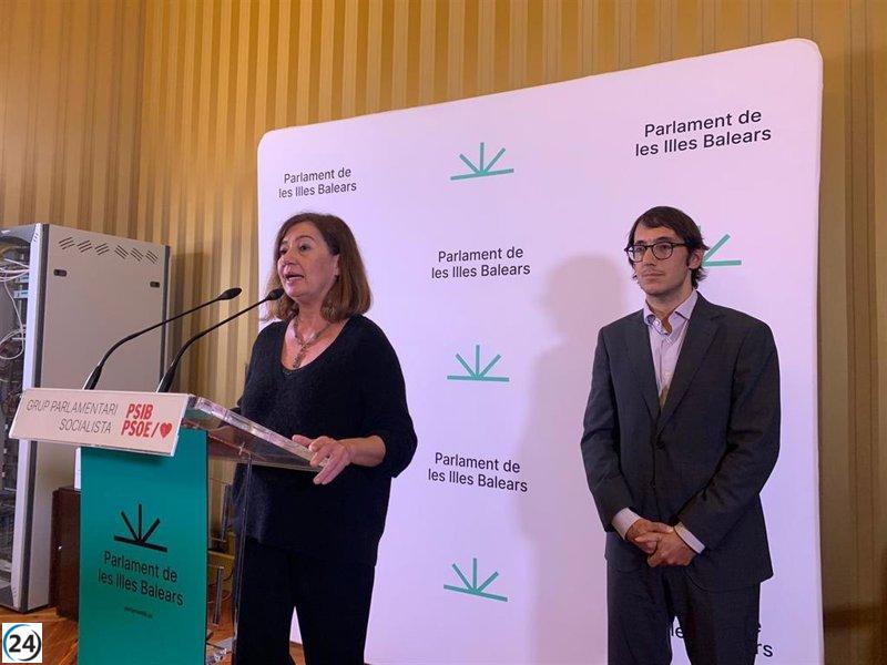 Armengol deja abierta la posibilidad de su candidatura en Baleares, afirmando que tiene 