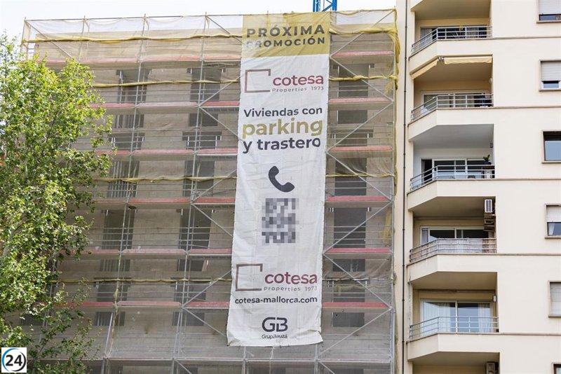 Familias de Baleares pueden adquirir solo 8 m² de vivienda con sus ingresos anuales, revela Idealista.