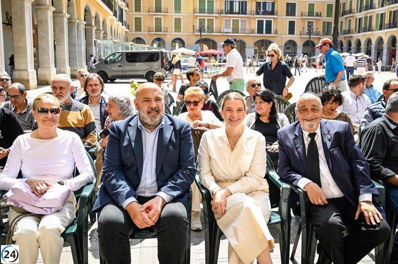 Prohens se compromete a mantener viva la memoria de 'sa Cremadissa' para la reparación de los descendientes de judíos conversos.
