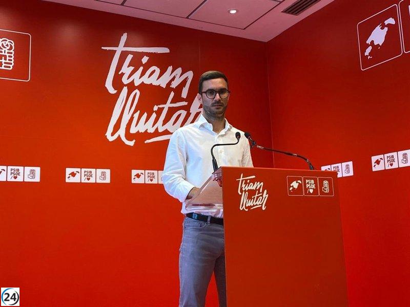 El PSIB-PSOE advierte sobre la crisis presupuestaria y el crecimiento de tensiones laborales en Baleares.