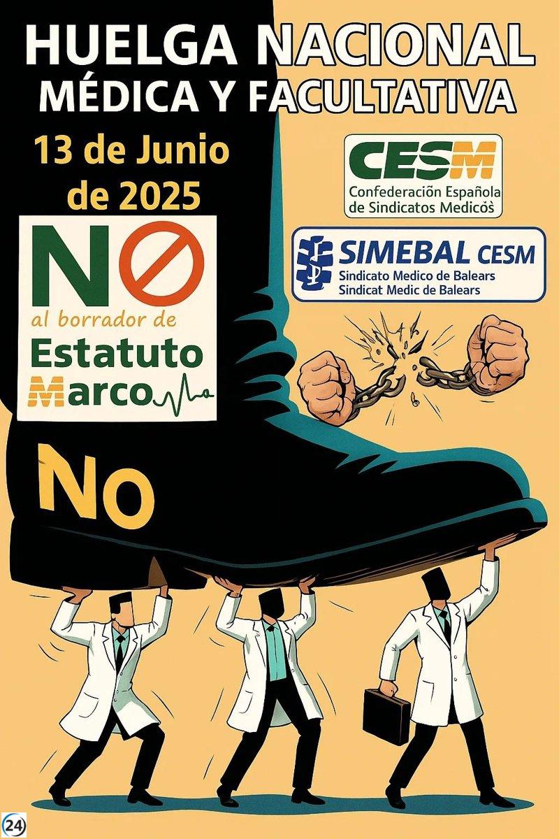 Médicos de Baleares anticipan una gran movilización en la huelga del viernes.