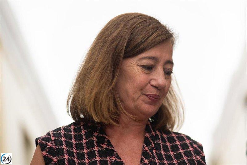 Armengol se muestra serena ante la auditoría del Govern sobre el caso Cerdán: