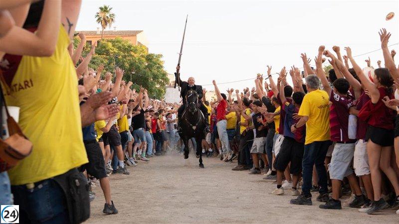 Hombre lesionado por un caballo en los Jocs des Pla sigue en estado crítico en Son Espases.