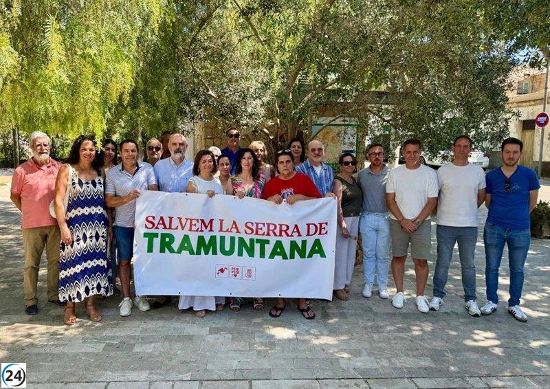 El PSIB se moviliza para proteger la Serra de Tramuntana de la especulación del Govern de Prohens.