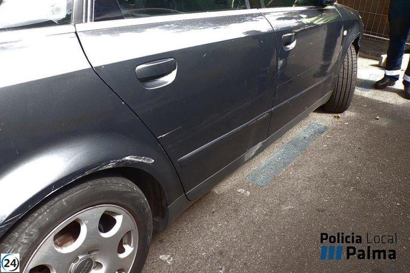 Detenido un conductor en Palma por superar en seis veces el límite de alcohol tras un accidente.