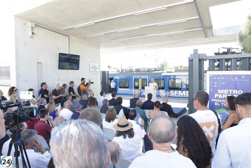 Prohens presenta la nueva extensión del metro hacia el ParcBit para disminuir el uso de coches particulares.