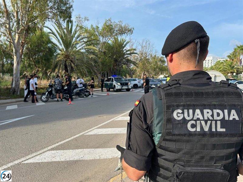 Cuatro fugitivos arrestados tras intentar embestir a policías durante su fuga en Mallorca.