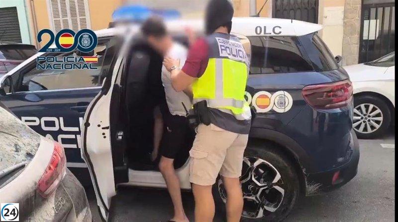 Dos arrestados por narcotráfico en Foners, Palma.
