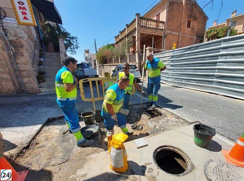 Suministro de agua reestablecido en barrios de Palma tras solucionar dos incidencias.