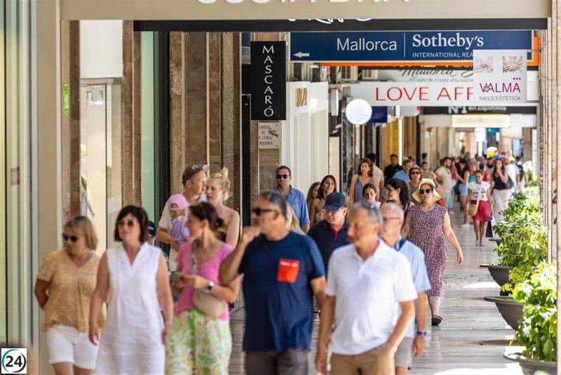 Baleares registra en mayo un nuevo récord de afluencia, superando los 1,81 millones de visitantes.
