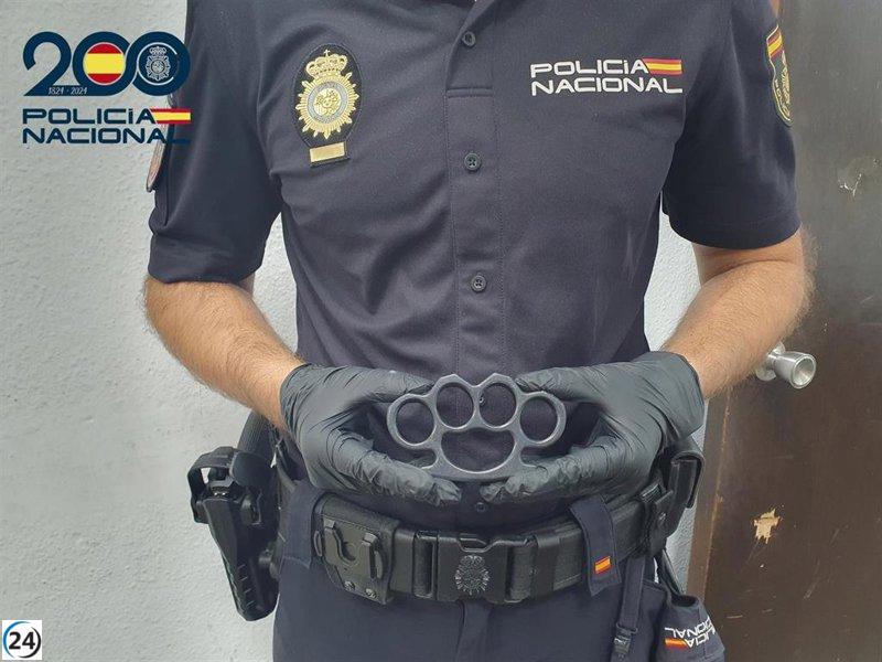 Capturan en Palma a un individuo por asalto con puño americano.