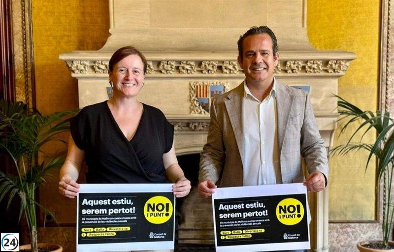 La lucha contra la violencia sexual se expande a más de 50 localidades en Mallorca.