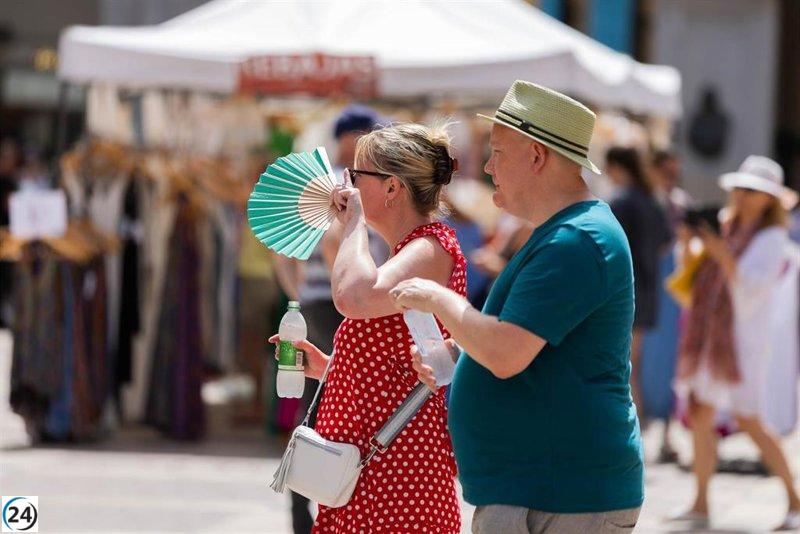 Calor extremo en Baleares: hasta 40ºC se prevén para el puente.