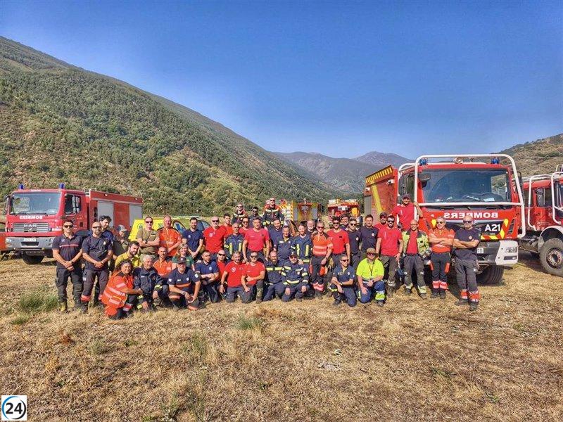 El equipo de Mallorca regresa a casa tras dar por concluida su labor en los incendios de Castilla y León.