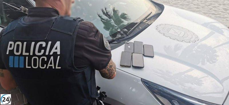 Recuperan más de 20 celulares robados en Palmanova y Magaluf en un mes.