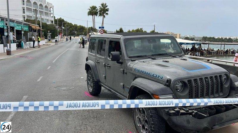 Una de las tres peatones atropelladas por un SUV en Ibiza fallece.