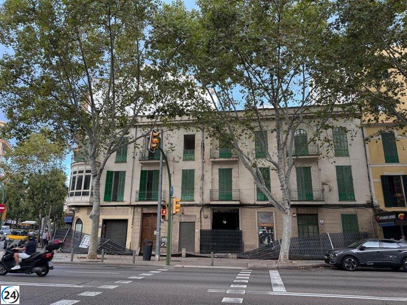 El Consell de Mallorca subraya la importancia de preservar la fachada del inmueble del 31 de Diciembre.