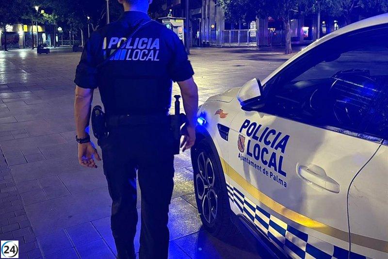 Detienen a un joven en Palma tras un robo de móvil y una intensa persecución.