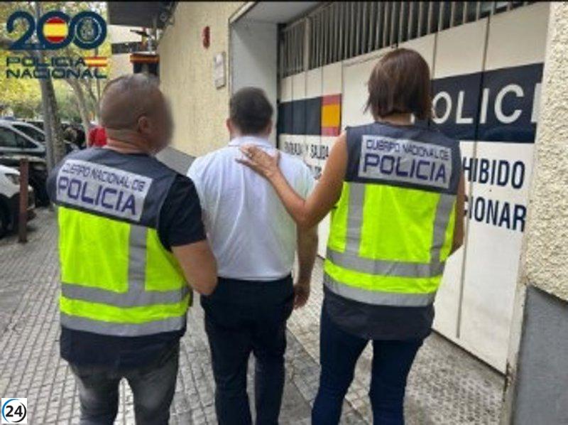 Detienen en Palma a un sospechoso por posesión y distribución de pornografía infantil.