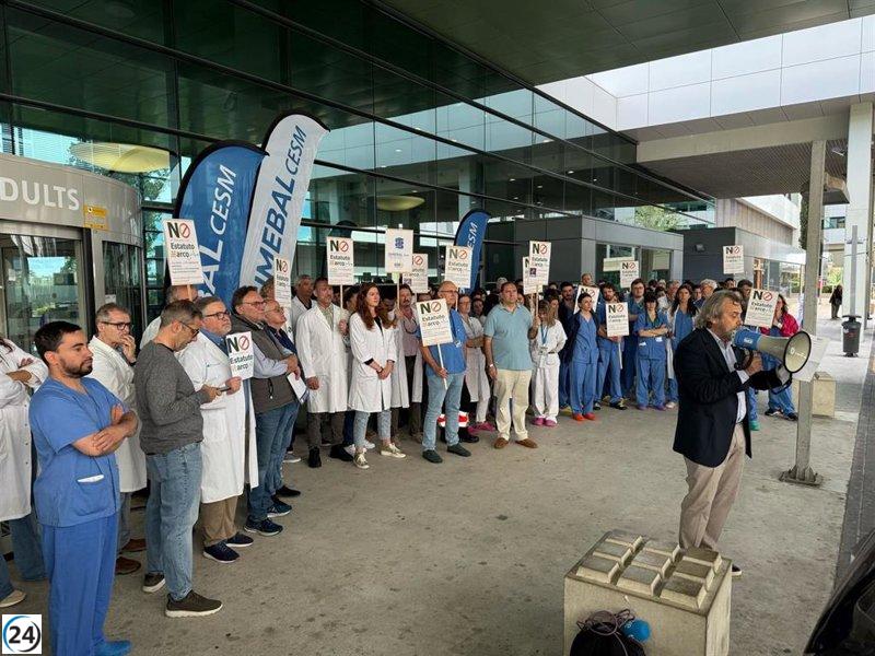 Médicos de Baleares se unen a la huelga nacional contra el Estatuto Marco este viernes.