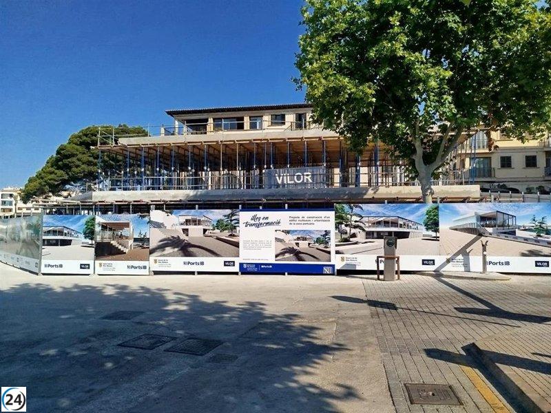 Se reinicia la edificación del complejo multiusos en el puerto de Cala Rajada.