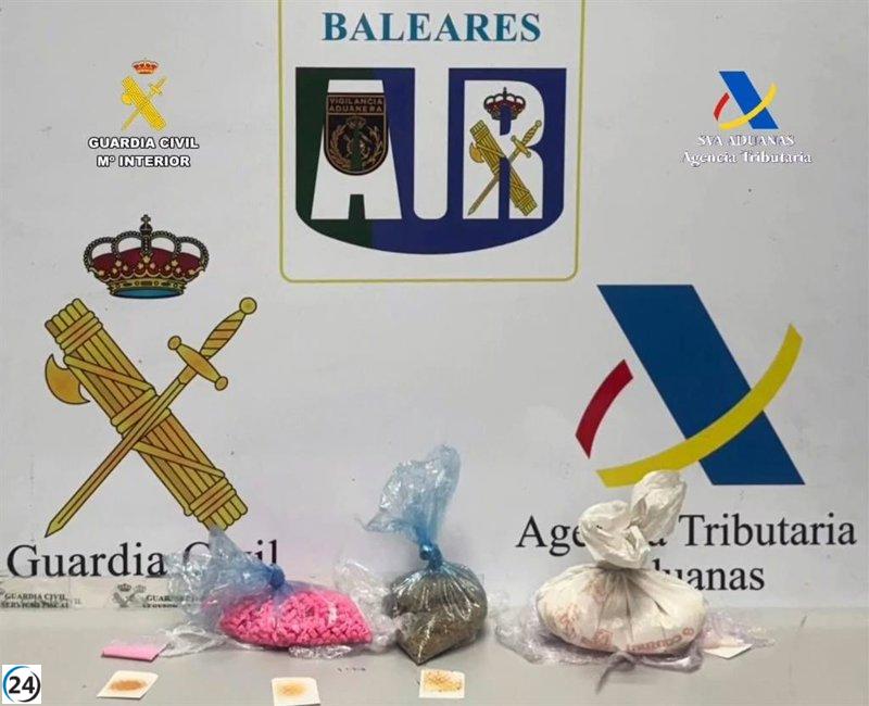 Capturan a dos sospechosos de narcotráfico en el puerto de Palma.