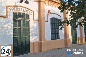 Detienen a dos jóvenes por vandalismo anti-policial en Palma.