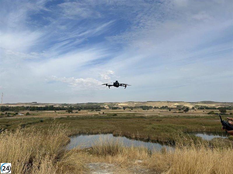 Operativos Guardia Civil y Policía Nacional siguen buscando al piloto del dron que interrumpió las operaciones en Son Sant Joan.