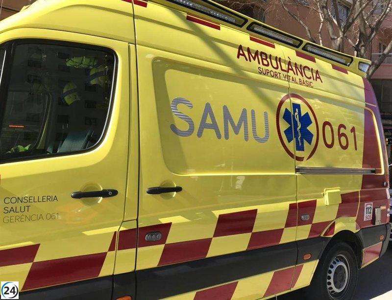 Tragedia vial en Sa Indioteria: fallece motorista tras colisión con ambulancia.