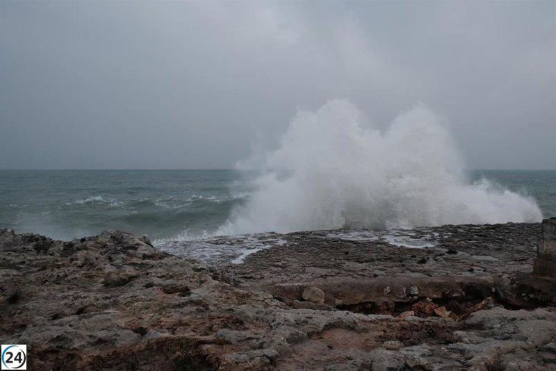 Baleares bajo alerta amarilla por viento y oleaje hasta el domingo, según Goretti.
