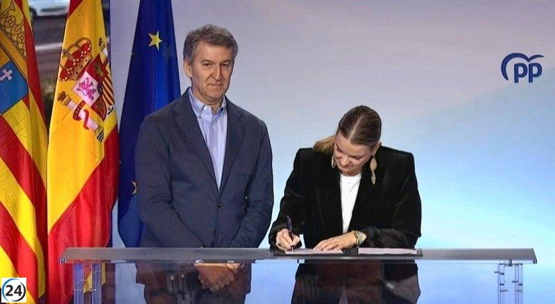 Prohens se opone a acuerdo Sánchez-ERC al firmar la 'Declaración de Zaragoza'.